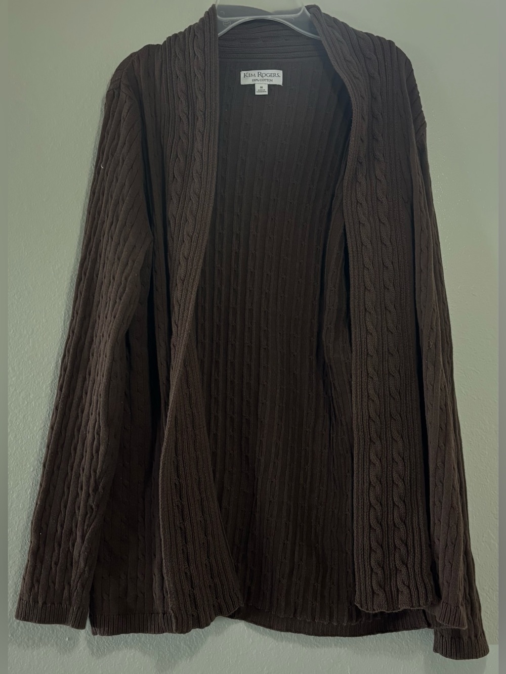 Chocolate brown jacket/sweater